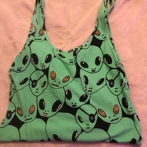 Green Alien Body Suit